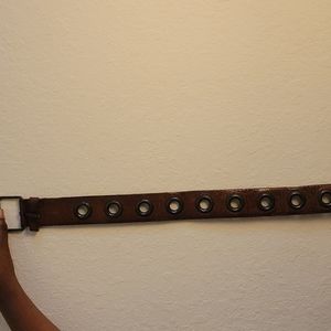 Leather belt